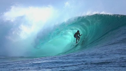 man surfing