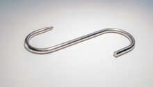 Stainles Steel Meat Hook On White