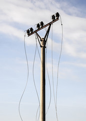 a pillar of the electrical-led