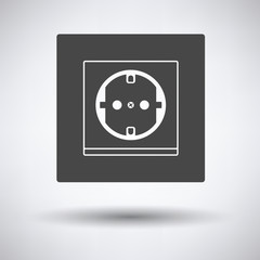 Poster - Europe electrical socket icon