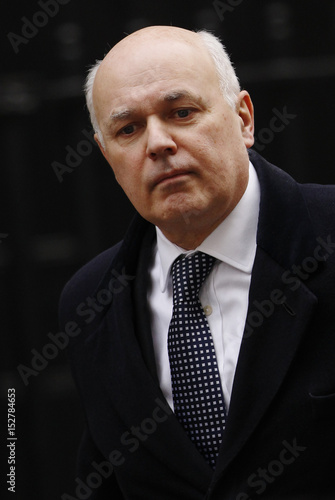 Iain Duncan Smith Leaves A Cabinet Meeting At Downing Street In
