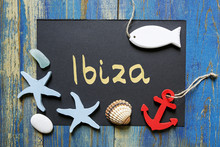 Summer Postcard From Ibiza, Costa Del Sol, Spain