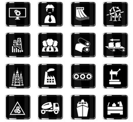 industry icon set