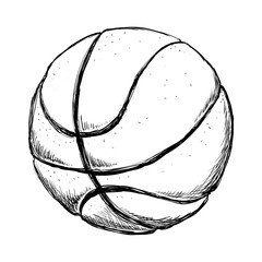 Canvas Print - Basketball ball equipment icon vector illustration graphic design