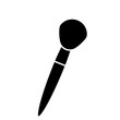 © djvstock - makeup brush icon over white background. vector illustration