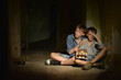 © aletia2011 - Boys in dark cellar