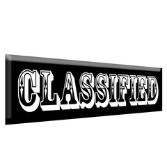 Sticker - Classified