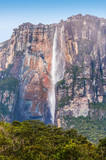 Angel Falls ( Salto Angel ) is worlds highest waterfalls (978 m) - Venezuela, South America