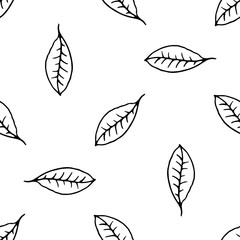 Wall Mural - Hand Drawn Nature Pattern