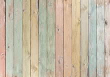 Wood Planks Colored Pastel Background Or Texture