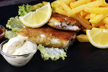 traditional British fish and chips