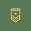 Soldier badge logo