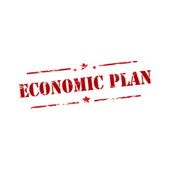 Wall Mural - Economic plan