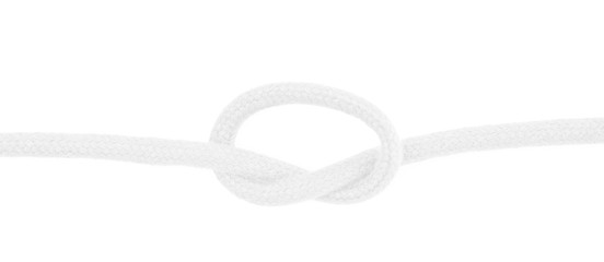 Wall Mural - Shoelace knot isolated