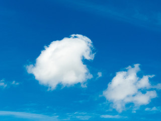 Wall Mural - blue sky with cloud