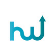 © sangpena - Initial Letter HW Rounded Lowercase Logo