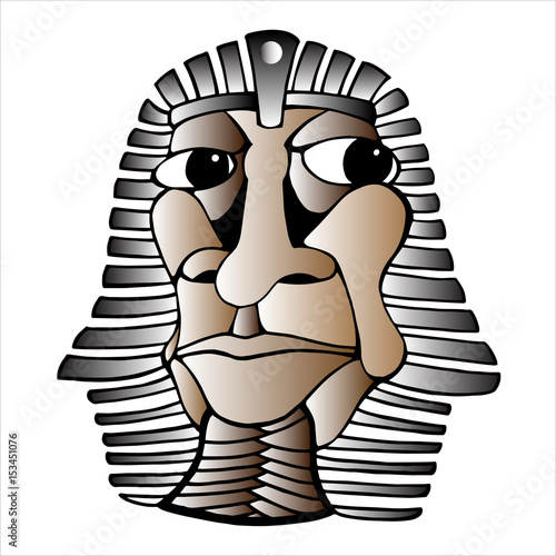 Farrow egypt cartoon outline for coloring page. Acheter cette