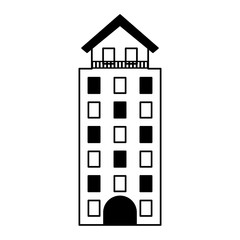 Sticker - isolated italian building vector illustration graphic design
