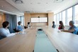 © WavebreakMediaMicro - Creative business team attending a video call in conference room