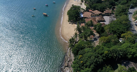 Poster - Aerial View of Pinto Beach in Ilhabela, Brazil