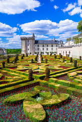 Wall Mural - Most beautiful castles of Europe - Villandry in Loire valley, France