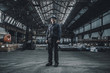 © Cavan Images - Portrait of male worker standing in metal industry