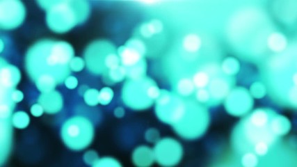 Wall Mural - abstract bokeh blue particles