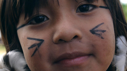 Native Brazilian Indian Children