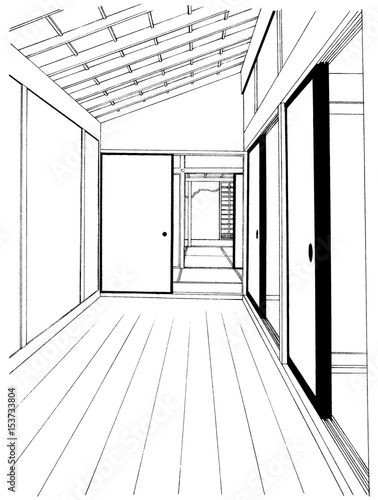 漫画風ペン画イラスト 和室 Stock Illustration Adobe Stock 漫画風ペン画イラスト 和室 Stock Illustration Adobe Stock