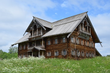 A farm house on Kizhi island Karelia russia