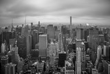 Fototapeta Nowy Jork - New York Skyline - Black and White
