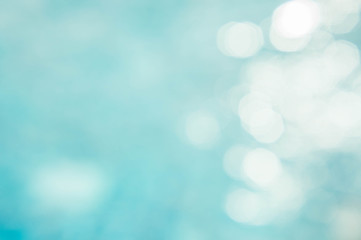 Wall Mural - abstract green blue blur backgruond , wallpaper blue wave with sunlight bokeh texture background