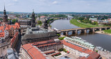 Fototapeta Do pokoju - Blick von der Frauenkirche auf Dresden; Deutschland