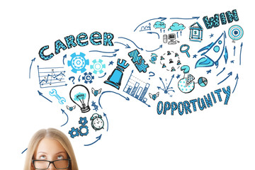 Wall Mural - Career concept