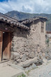 One of ancient houses of Ollantaytambo village, Sacred Valley of Incas, Peru