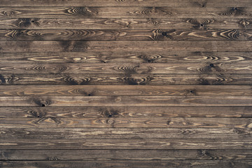 Dark wood texture background surface with old natural pattern. Grunge surface rustic wooden table top view