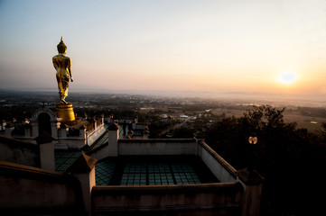 wat phra that kao noi, buddhist temple and historic site national nan, northern of thailand
