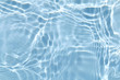 Leinwanddruck Bild - blue water wave texture background