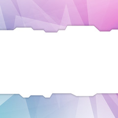Wall Mural - futuristic abstract geometrical minimalistic web card