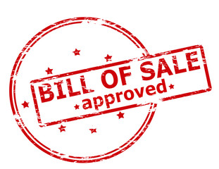 Sticker - Bill of sale approved