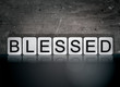 Blessed Concept Tiled Word