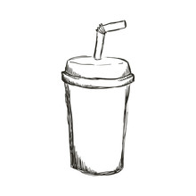 Soda Plastic Cup Icon Vector Illustration Graphic Design