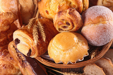 Wall Mural - assorted bread and pastry
