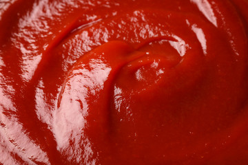 Macro view of delicious tomato sauce