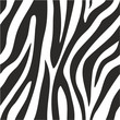 Zebra Animal Print Seamless Vector Pattern or Seamless Vector Background Concept