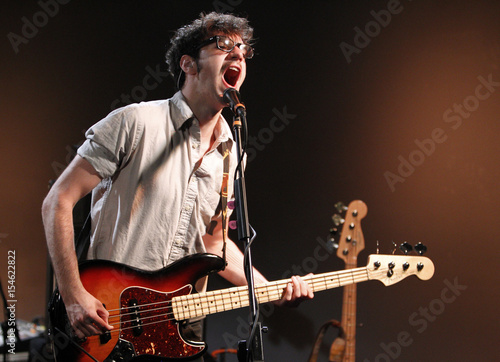 Bassist Baird Of The Irish Electropop Indie Rock Band Two Door