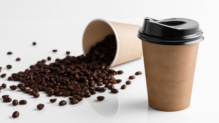 Wall Mural - paper coffee cup