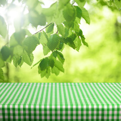 Canvas Print - Empty table