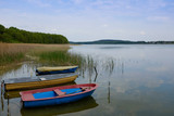 Fototapeta Pomosty - beautiful, romantic lake Seddin in Brandenburg, germany