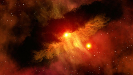 Wall Mural - stunning outer space planet sun astrology milky way solar system galaxy universe. elements of this i